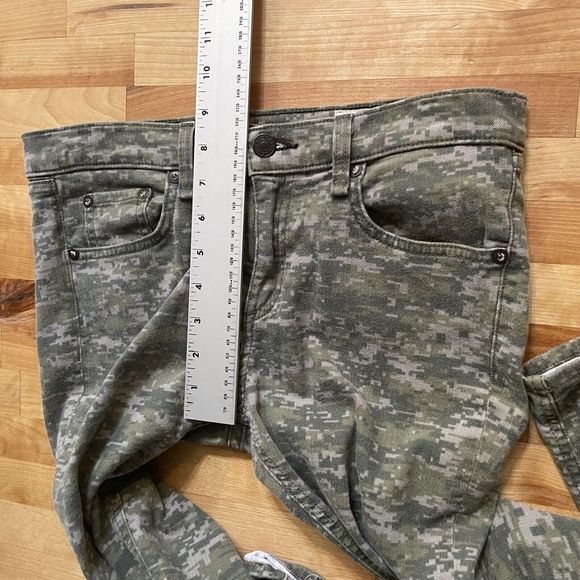 Rag & Bone Jeans Skinny Digital‎ Camo Camouflage USA Made Sz 29 EUC - Picture 11 of 13